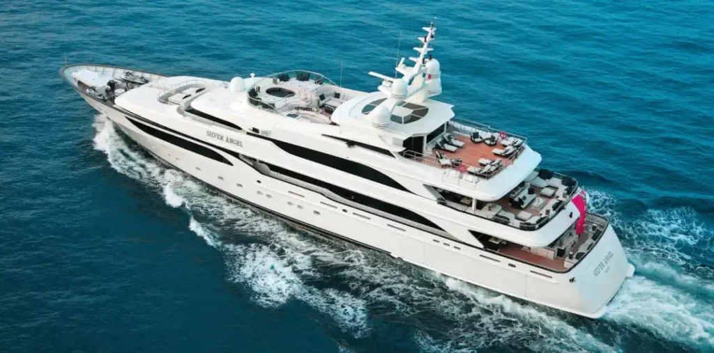 SILVER ANGEL Luxury Charter Yacht by Benetti Charteryachtsfinder.com